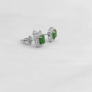 Green Emerald Earrings