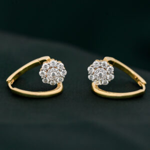 Gold & Diamond Earrings